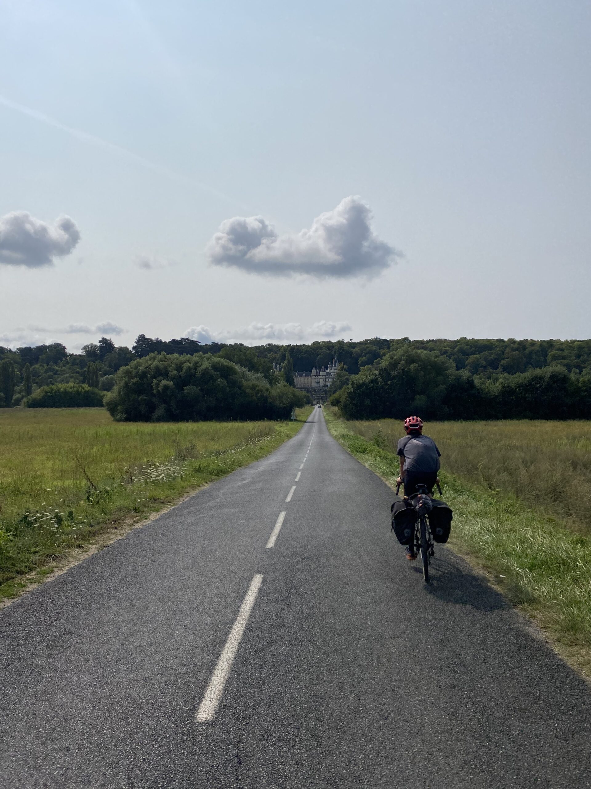 La Loire à vélo, passage au château d'Ussé